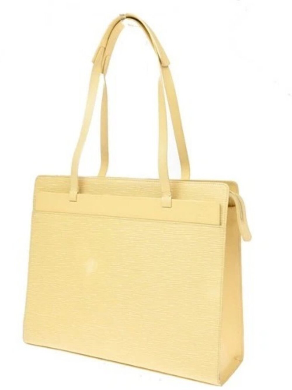LOUIS VUITTON Logo Croisette GM Shoulder Bag Epi Leather Beige M5250A 39KD787